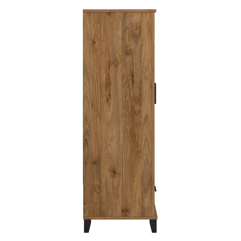 Meuble d'entrée haut avec portes et tiroir