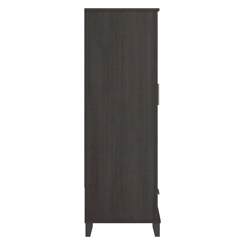 Meuble d'entrée haut avec portes et tiroir