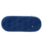 Bout de banc capitonné en velours pour salon/chambre