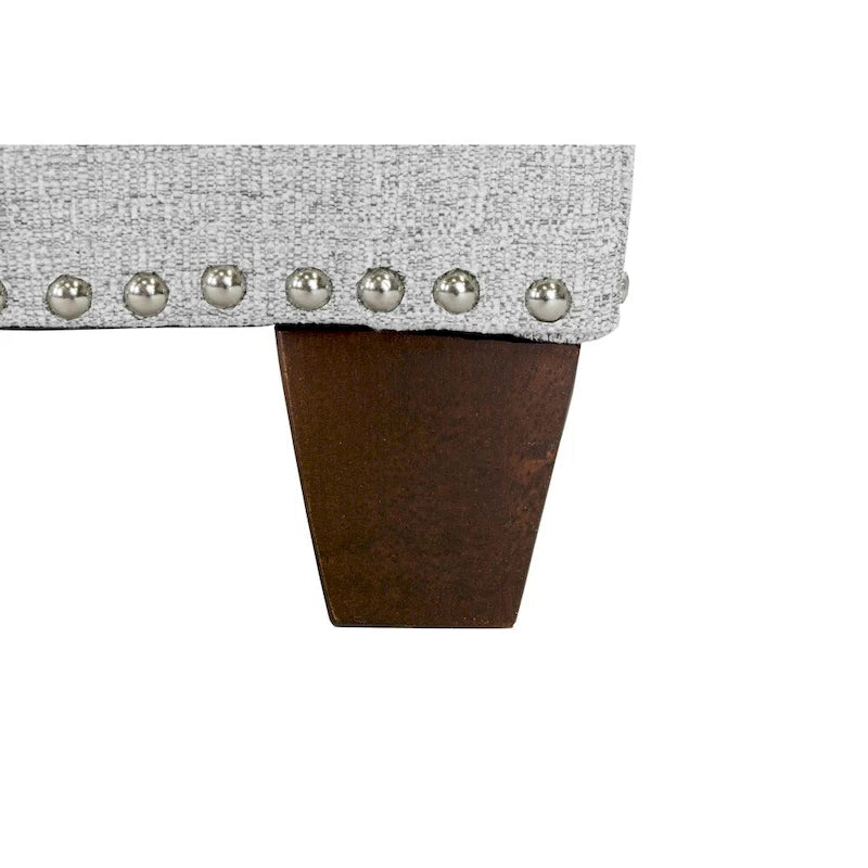 Banc de rangement pour chaussures et linge DUO 6 boutons, lin – NOVA