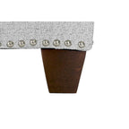 Banc de rangement pour chaussures et linge DUO 6 boutons, lin – NOVA