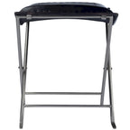 Tabouret artisanal en cuir Melton (Inde)