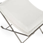 Tabouret artisanal en cuir Melton (Inde)