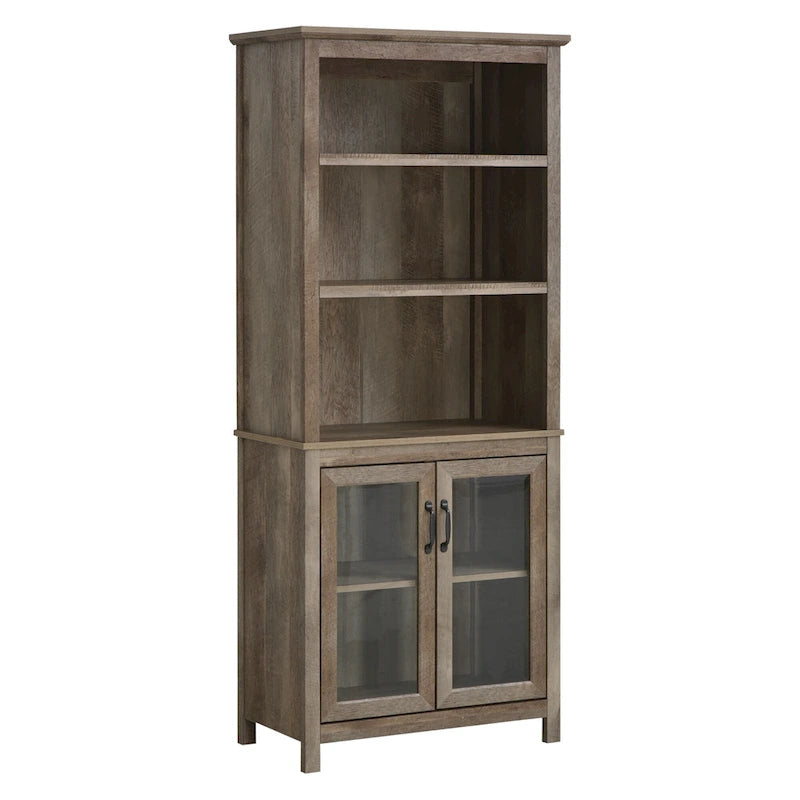 Armoire de rangement multifonctionnelle, étagère bibliothèque avec étagères réglables, présentoir pour bureau, cuisine, salon, nature