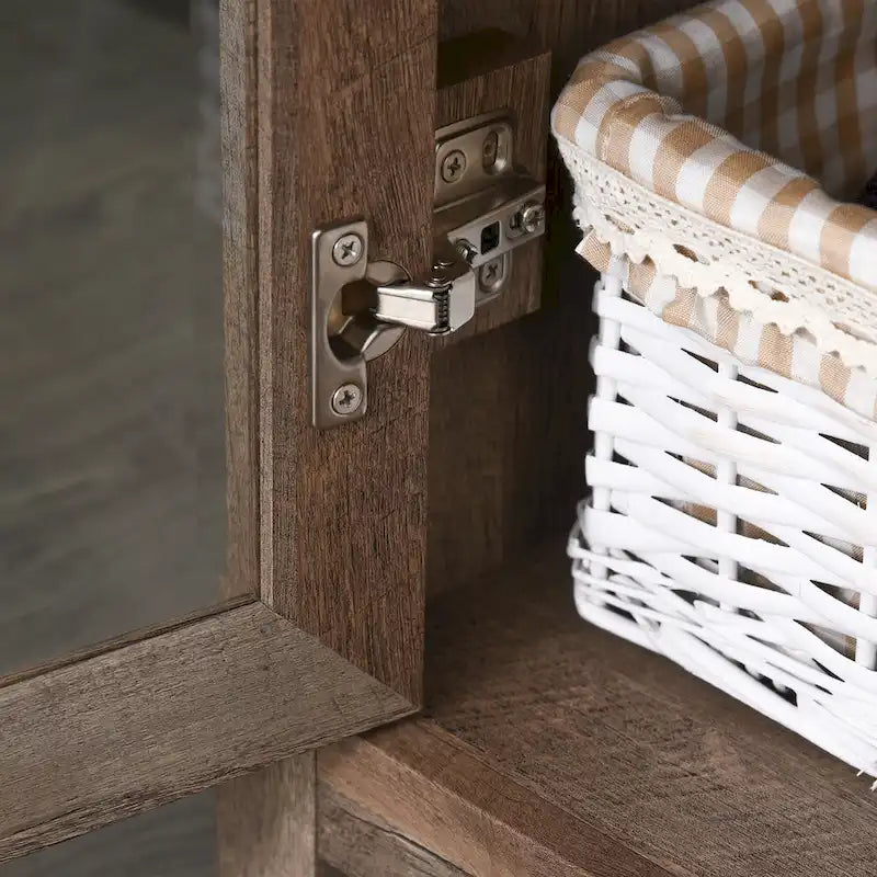 Armoire de rangement multifonctionnelle, étagère bibliothèque avec étagères réglables, présentoir pour bureau, cuisine, salon, nature
