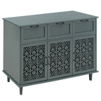 Meuble 3 portes 3 tiroirs American Furniture, adapté au salon