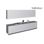 Kitchen Signature Collection White Gloss Color Base Size 13Ft Wide - 153x24