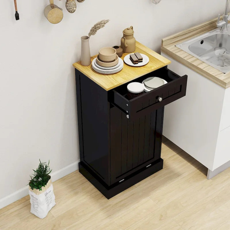 Meuble poubelle de cuisine