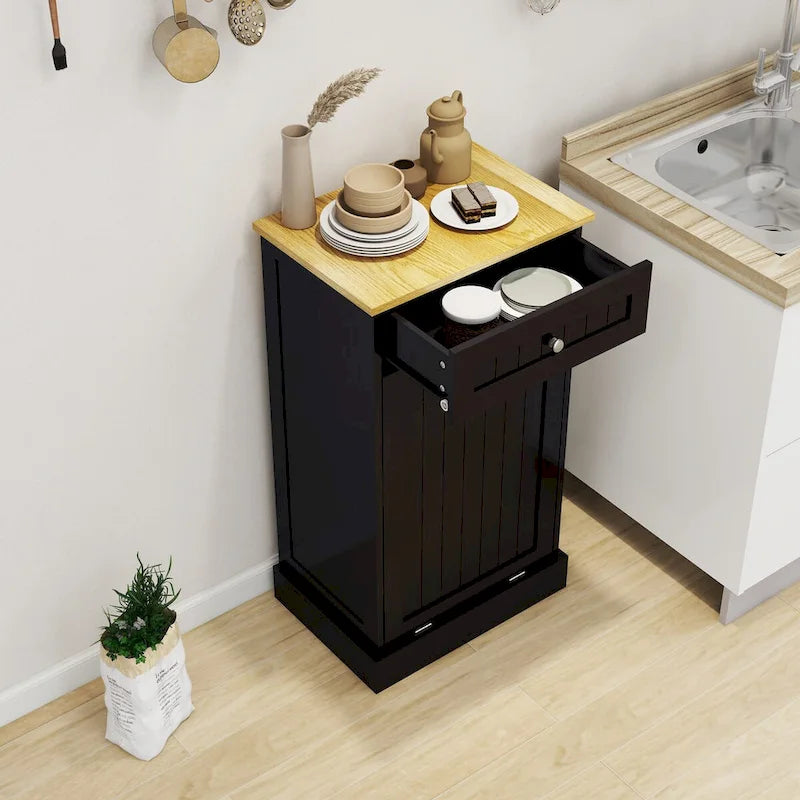 Meuble poubelle de cuisine