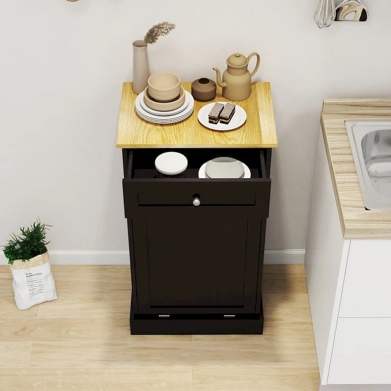 Meuble poubelle de cuisine