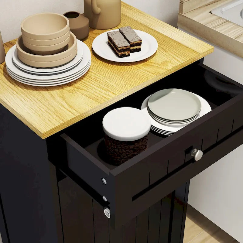 Meuble poubelle de cuisine