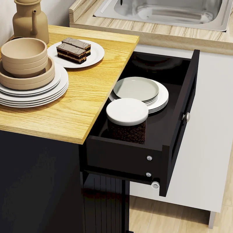 Meuble poubelle de cuisine