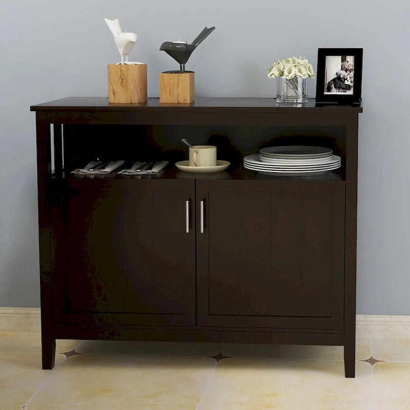 Buffets de style campagnard français, Armoires de rangement avec 2 séparateurs