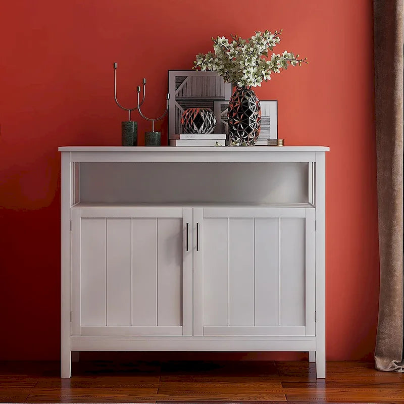 Buffets de style campagnard français, Armoires de rangement avec 2 séparateurs