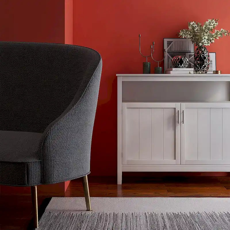 Buffets de style campagnard français, Armoires de rangement avec 2 séparateurs