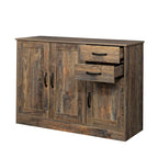 Buffets de style campagnard français, Armoires de rangement avec 2 séparateurs