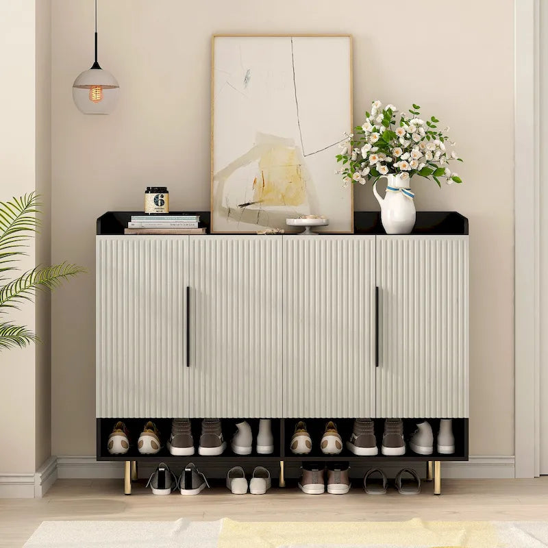 Meuble de rangement haut de salle de bain autoportant de 58,5 po, Armoire à linge