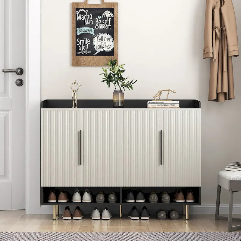 Meuble de rangement haut de salle de bain autoportant de 58,5 po, Armoire à linge