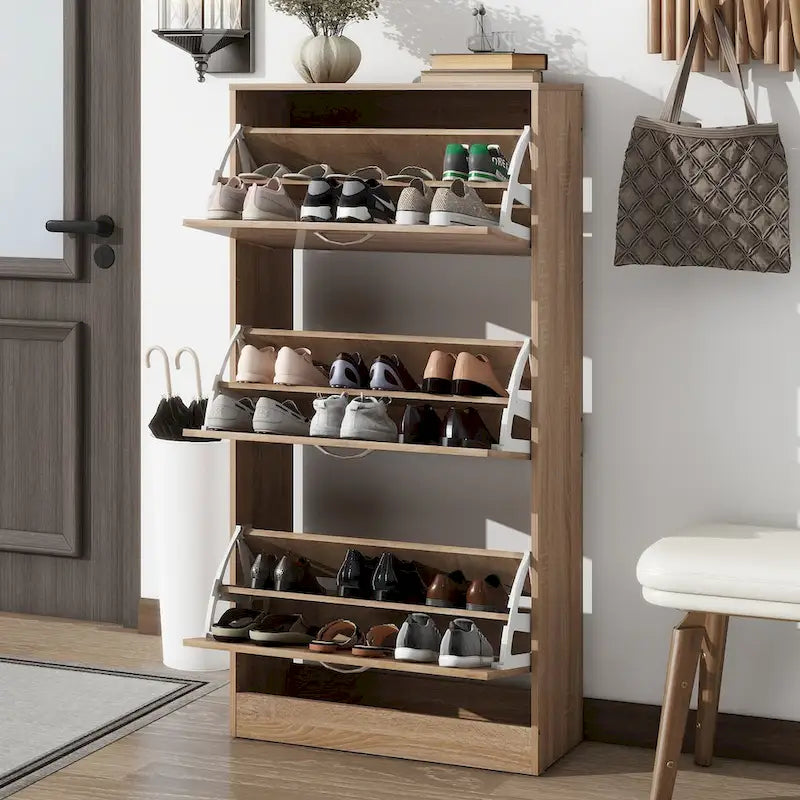 Banc Coffre de Rangement, Tissu Beige 130 cm, Clous Décoratifs en Laiton