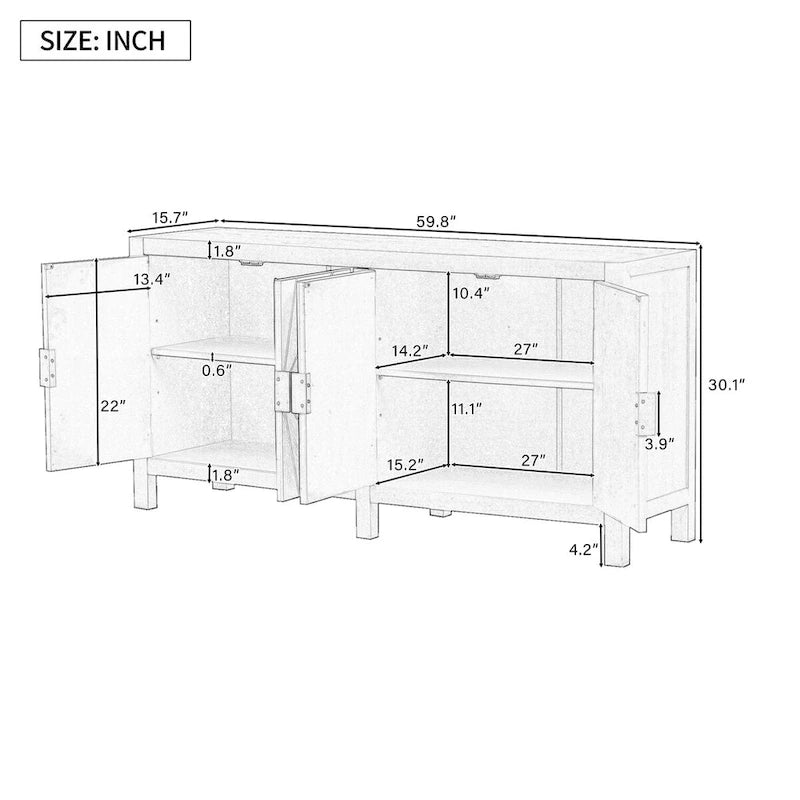 Ensemble d'armoires de cuisine blanc lustré, base de 396 cm de large - 153x24