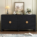 Ensemble d'armoires de cuisine blanc lustré, base de 396 cm de large - 153x24