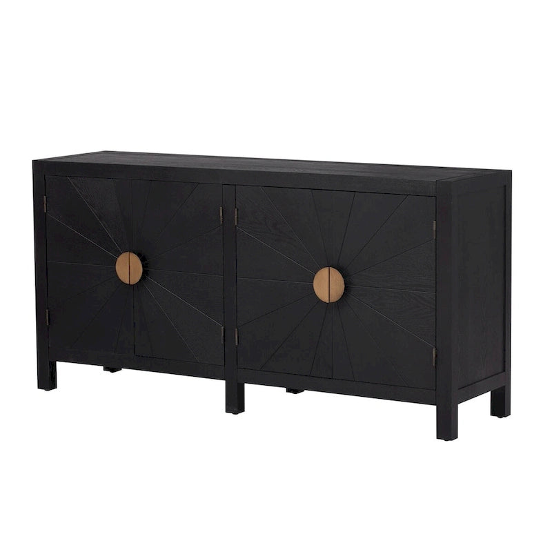 Ensemble d'armoires de cuisine blanc lustré, base de 396 cm de large - 153x24