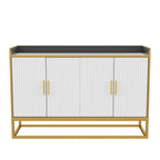 Meuble de rangement de cuisine moderne avec pieds en métal