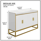 Meuble de rangement de cuisine moderne avec pieds en métal