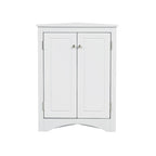 Meuble de rangement de salle de bain avec étagères réglables Meuble bas autoportant – 43,7L x 43,7l x 80H cm