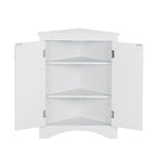 Meuble de rangement de salle de bain avec étagères réglables Meuble bas autoportant – 43,7L x 43,7l x 80H cm