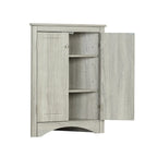 Meuble de rangement de salle de bain avec étagères réglables Meuble bas autoportant – 43,7L x 43,7l x 80H cm