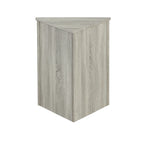 Meuble de rangement de salle de bain avec étagères réglables Meuble bas autoportant – 43,7L x 43,7l x 80H cm