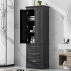 Armoire haute de rangement à trois tiroirs - S/O