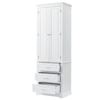 Armoire haute de rangement à trois tiroirs - S/O