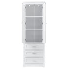 Armoire haute de rangement à trois tiroirs - S/O
