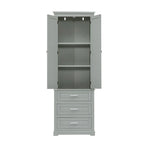 Armoire haute de rangement à trois tiroirs - S/O