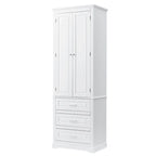 Armoire haute de rangement à trois tiroirs - S/O