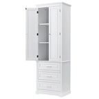 Armoire haute de rangement à trois tiroirs - S/O