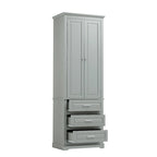 Armoire haute de rangement à trois tiroirs - S/O