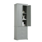 Armoire haute de rangement à trois tiroirs - S/O