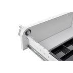 Meuble de classement mobile à 3 tiroirs, meuble polyvalent, conception à 5 roues anti-basculement en acier laminé à froid étanche à l'humidité